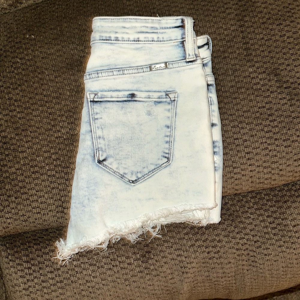 KANCAN Feels Like Summer Acid Wash Shorts - Medium